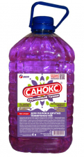 Средство для мытья пола Санокс (аист), 4л, сиреневый туман