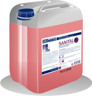 SANITAL (санитал) средство для чистки сантехники 5л